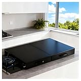 Dimensions adaptées : Solide et indéformable, il s'adapte à la plupart des plaques de cuisson électriques standard et est disponible en plusieurs tailles. Son épaisseur est de 1 mm