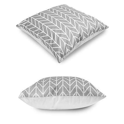 Symuitrc Throw Pillow Covers Super-Soft Velvet Modern Geometric Pillowcase Throw Cushion Cover For Bed Couch Sofa Office Decor Set Of 2, 18 × 18 Inch Black Triangle #TOP4