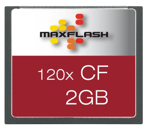 Preisvergleich Produktbild Maxflash Compact Flash (CF) Card 2GB Speicherkarte (original Handelsverpackung)