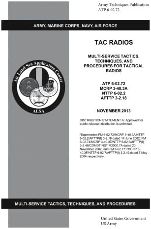 Army Techniques Publication ATP 6-02.72 TAC Radios Multi-Service Tactics, Techniques, and Procedures for Tactical Radios ATP 6-02.72, MCRP 3-40.3A, NTTP 6-02.2, AFTTP 3-2.18 November 2013