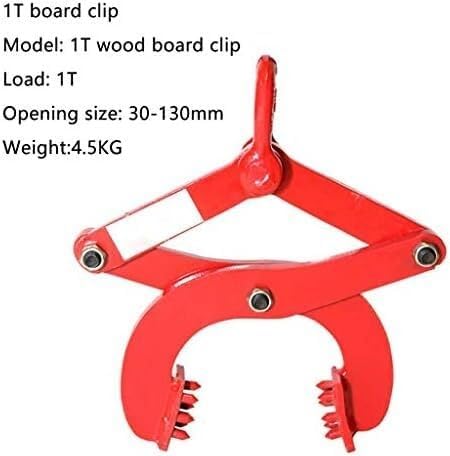 Lifting clamp Heavy-duty Alloy Steel Plate Lifting Clamp Vertical Fixture, Convenient For Moving Barrel-packed Materials Fixing device(3T)