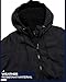 Reebok Womens Windbreaker Jacket - Water and Wind Resistant Midweight Cozy Sherpa Fleece Insulated Softshell Jacket for Women, Size Small, Black