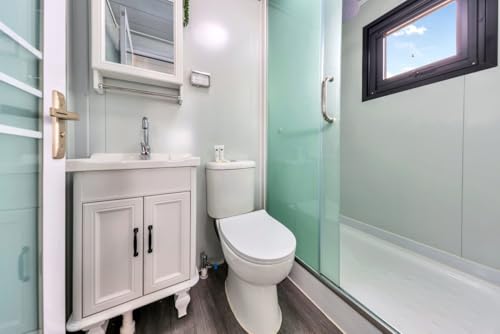 Portable Expandable Prefabricated House - 20ft Foldable Mobile Container Home with 1 Bedroom, Modern Kitchen & Bathroom - Customizable Mobile House - Port to Port only - Image 5