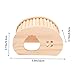 SUPVOX Wooden Hamster Hideaway Hut Natural Pet Nest for Sleeping and Play Safe and Design for Hamsters Gerbils and Mice Promotes Agility and Health