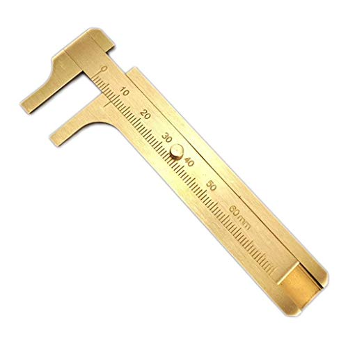 Calibrador Vernier Mini de Cobre para Joyería miniatura 5