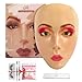 Deciniee Viso Per Pratica Trucco: Riutilizzabile Makeup Face Practice Board - Faccia di Silicone Pratica di Tutto Il Viso per Principianti immagine