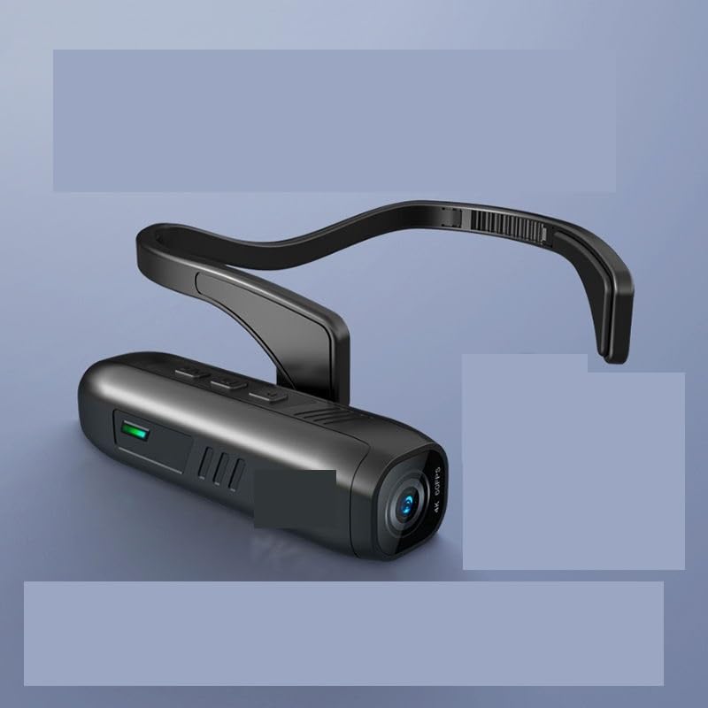 Image of Action Camera, 5K Head Mounted Camera Wearable Video Camera Camcorder Webcam 30MP Anti-Shake Waterproof for Video Recording, HD Camera