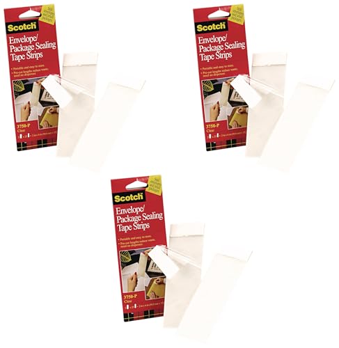 Image of 3M Tape Sheets 3750P, Clear, 2 in. x 6 in., 2 Pads (Pack of 3)