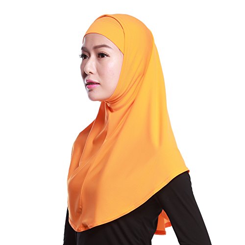 Womens 2 Pieces Muslim Al-Amira Style Hijab Scarf2