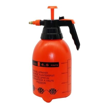 GJAY ECOM Zone Gardening Water Pump Sprayer Hand Lawn Pressure Pump Sprayer (2 Liter) Safety Valve Adjustable Nozzle for Home,Lawn,Garden,Car Detailing for Indoor and Outdoor