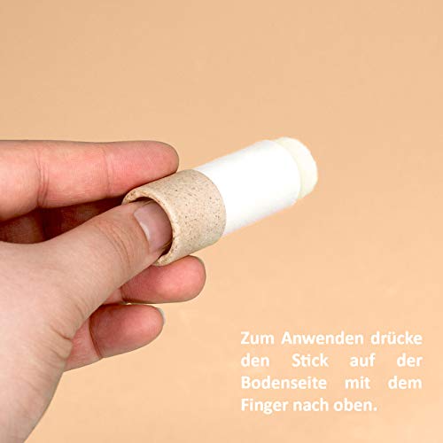 puremetics Biologische lippenbalsem "Natural" | Zero Waste | 100% natuurlijk, veganistisch & plasticvrij | lipbalsem | biologisch gecertificeerd | zonder plastic - Afbeelding 4