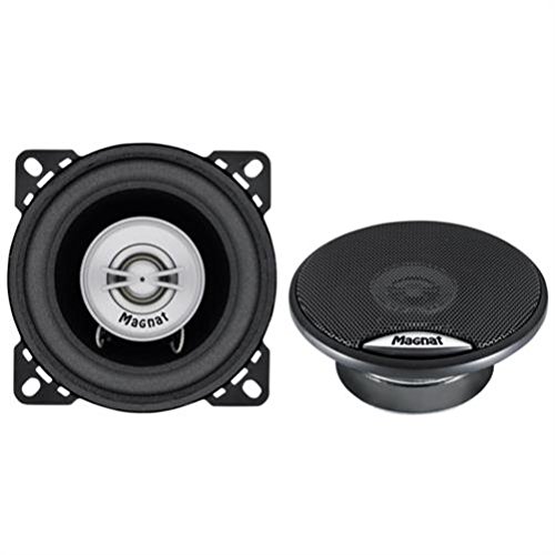 Magnat Edition 102 - Altavoces coaxiales para coche (160W, 89 dB, 100 mm), negro