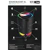 Altec Lansing Soundbucket XL - Waterproof Bluetooth Speaker with Customizable LED Lights, Qi Wireless Charging, 20 Hours Playtime & 100 Foot Range