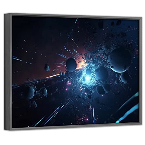 Transform Your Space with Cosmic Starry Sky Canvas Poster in