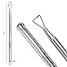 GLAMOVE Nail Cuticle Pusher Set - Stainless Steel Cuticle Remover Gel - Professional Cuticle Cutter and Nail Cleaner Tool for Hand, Foot & Nail Tools - Manicure Tool for Fingernails and Toenails