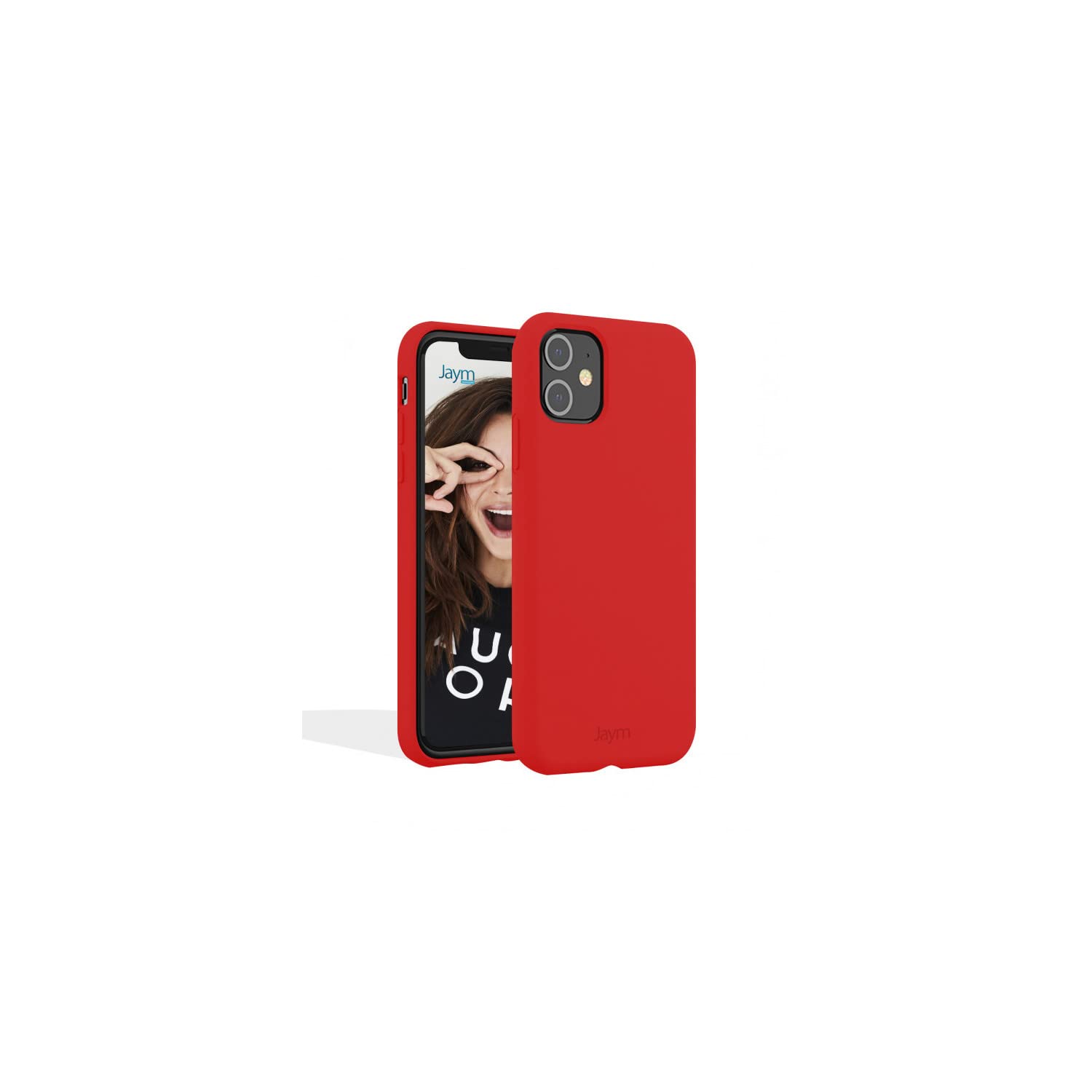 Coque iPhone 12 / 12 Pro silicone rouge JAYM compatible MagSafe - 8