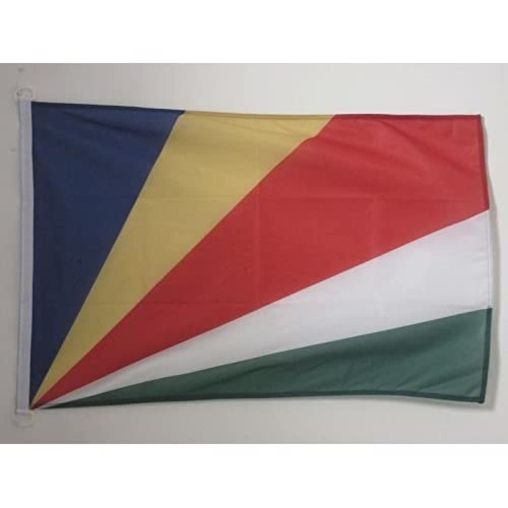 AZ FLAG Bandera Nautica de España Sin Armas 45x30 cm - Pabellón de Conveniencia Española Sin Escudo 30 x 45 Cm, Bandera de Barco con anillas — view 17