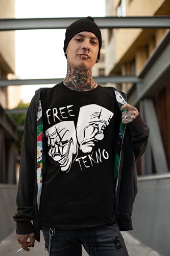 WALLSHIRT T-Shirt Unisex Free Tekno Party Rave