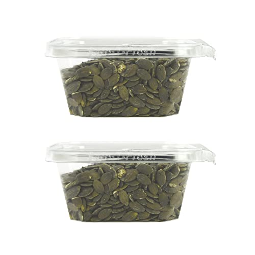 GR 400 (2 CONFEZIONI DA 200 GR) DI SEMI DI ZUCCA DECORTICATI COME SNACK O PER DOLCI SALATI, PANE E LIEVITATI