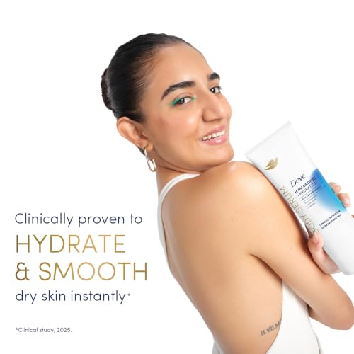 Image of Dove Hyaluronic + Hydration Body Serum | Clinically Proven Hydrating Body Lotion for Extra Dry, Flaky Skin | 72H Moisture | With Hyaluronic Acid, Pro-Ceramides & Niacinamide | 240ml