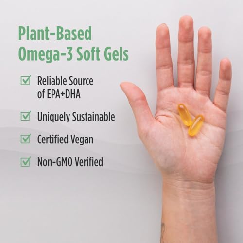 Nordic Naturals Vegan Omega-3, Algae-Based - 1210mg EPA+DHA - 60 Soft Gels - image 4