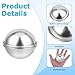 16 Pcs Bath Bomb Molds 6cm/2.3Inch DIY Metal Bath Bomb Crafting Mould Bath Bomb Making Kit Bath Bomb Press Soap Making Kit for Adults Bath Metal Mold for DIY Making Supplies
