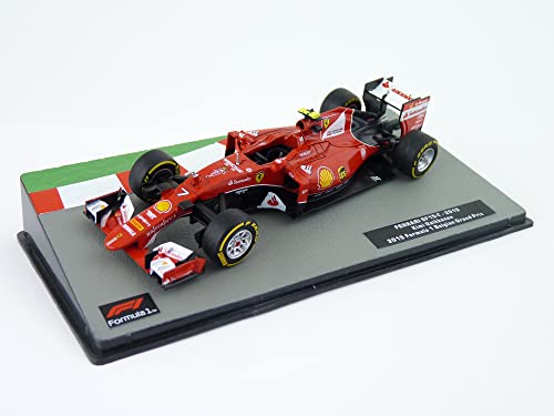 OPO 10 - Coche miniatura Fórmula 1 1/43 Compatible con Ferrari SF-15T - Kimi Raikkonen - 2015 - FD121