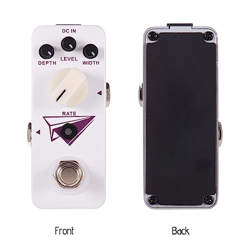 OUSIKA Pédale de flanger Multi-fréquences numérique Pédale d’effet for Guitare électrique Série Micro Pédale compacte Pédale d’effet for Guitare Tuner - Les Beatles, Paul McCartney, John Lennon, RIngo Starr, George Harrison OUSIKA Pédale de flanger Multi-fréquences numérique Pédale d'effet for Guitare électrique Série Micro Pédale compacte Pédale d'effet for Guitare Tuner – Image 3