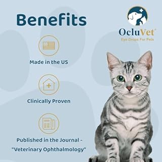 OcluVet Eye Drops for Pets | Clinically Studied Antioxidants for Pets with Cataracts | Made in the USA | Includes 2% N-Acetyl-L-Carnosine (NAC) | 16mL