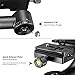 Neewer Professional Heavy Duty Metal 360 Degree Panoramic Gimbal Tripod Head with Standard 1/4'' Quick Release Plate and Bubble Level for DSLR Cameras up to 30lbs/13.6kg