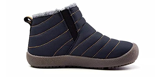 Girl Anti-Slip Snow Ankle Boots Outdoor Unisex Children's Shoes Winter Warm Thickening Fur Lining Waterproof2