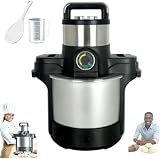 Robot Da Cucina Automatico Da 6 Litri Per Alimenti, Per 5-6 Persone, Macchina Per Pestare Patate Dolci, Robot Da Cucina Da 1600 W, Facile Da Pulire, Pestello Per Patate Dolci In Acciaio