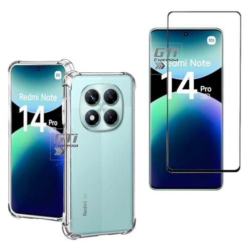 Kit Capa Anti Impacto E Película Compatível Com Xiaomi Redmi Note 14 Pro 5G