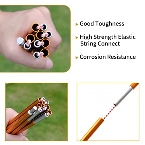 Geertop 2 Person Tent For Camping Toproad 2 Yellow And Replacement Tent Poles Bundle #TOP6