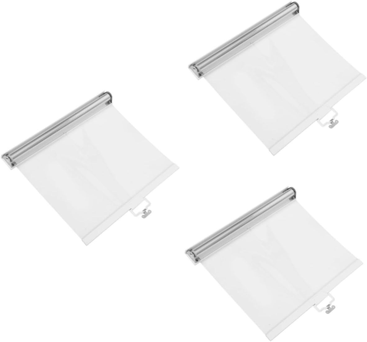 Unomor Refrigerator Display Shade Transparent Roller Shade for Supermarkets Insulation for Fresh Food Convenient Access to Food Display Design for Long Term Use