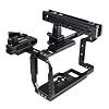 BMPCC 4K & 6K Cage for Blackmagic Design Pocket Cinema Camera 4K & 6K with Rotating NATO Handle, T5 SSD Mount