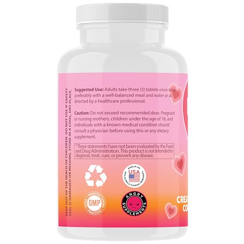 Better Booty BBL Tablets - Creatine for Booty Gains & Muscle Building, Glute Builder Supplement for Women with Creatine Monohydrate, L-Glutamine, Collagen, and BCAA\'s (90ct)