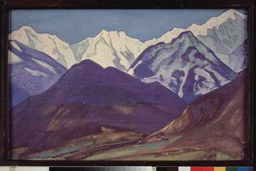Tableau moderne la Kuluta de Nicholas Roerich, impression sur toile haut de gamme en 60x90cm