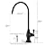 Delle Rosa Drinking Water Purifier Faucet, Commercial Filtration Faucets for Under Sink Water Filter System, Modern Stainless Steel Matte Black Kitchen Bar Sink Drinking Water Faucets,Non-Air Gap