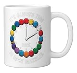 Marble Race Track Design For Racing Marbles Fans Ceramic Mug, White