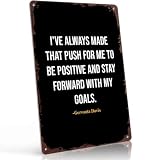 Gervonta Davis quotes Metal Sign 8x12 Inch, Aluminum Wall Decor, for Home Decor, Living Room, Bedroom, Office, Garage, Indoor & Outdoor Use