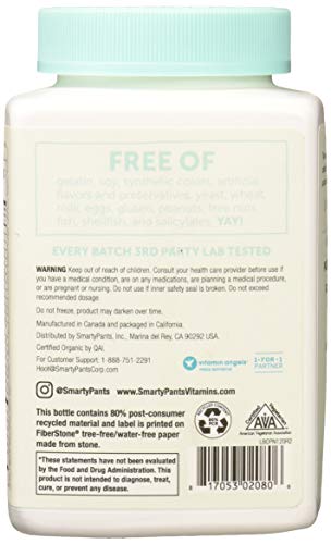 Smartypants Organic Complete Prenatal Gummies, 120 Ct #TOP1
