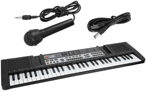 Irfora 61 Keys Digital Keyboard with Microphone for Kids Featuring 16 Timbres and 8 Percussion for Little Musicians - 4