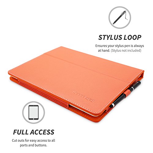 Custodia Esecutivo in Pelle Arancione per iPad 3 /...
