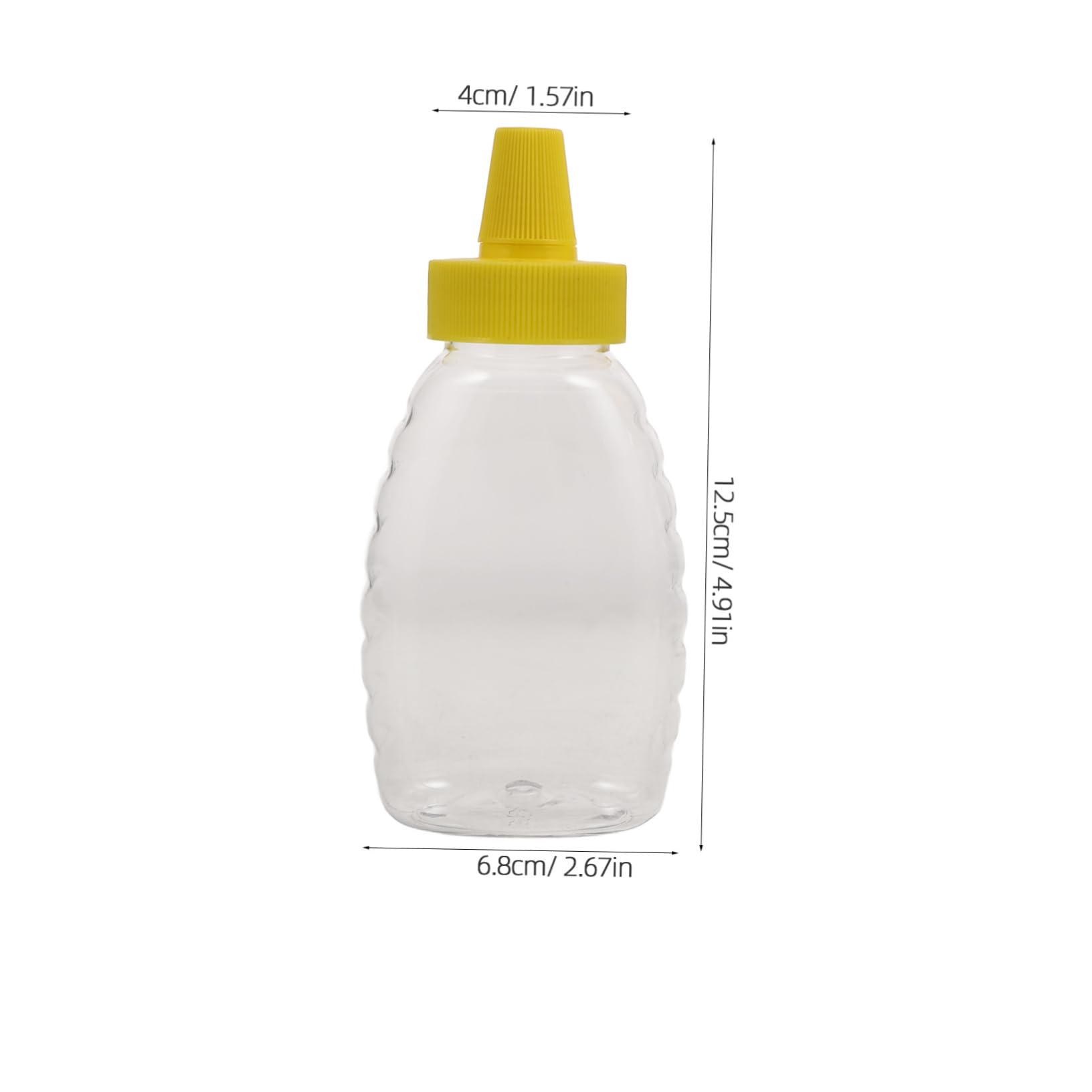 Sosoport 4pcs Sauce Squeeze Bottles Refillable Condiment Dispensers for Salad Cheese and Sauces Easy to Use Multi Purpose Kitchen Accessory Capacity