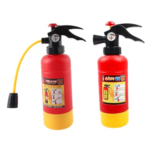 HONITANO Extintor de Incendios de Juguete Mini 2 Piezas Pulverizador de Agua para Juguete de Verano para Ocio y Fiestas Seguro y Plástico Resistente Adecuado para Juegos al Aire Libre