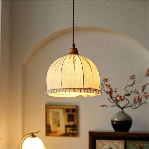 Lustre rustique corde de chanvre pour réchauffer une pièce froide