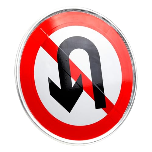 Panneau d'interdiction demi-tour pour sécuriser votre allée privée et résidence
