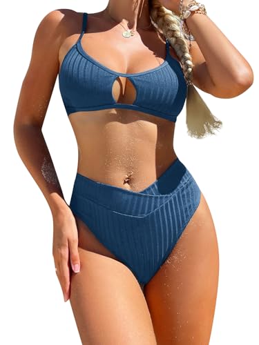 Women's High Waisted Bikini Sets Two Piece Swimsuit Bathing Suit 2025
