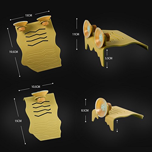 Homyl Aquarium Turtle Pier Topper Basking Platform Landing Island Aquarium Decor